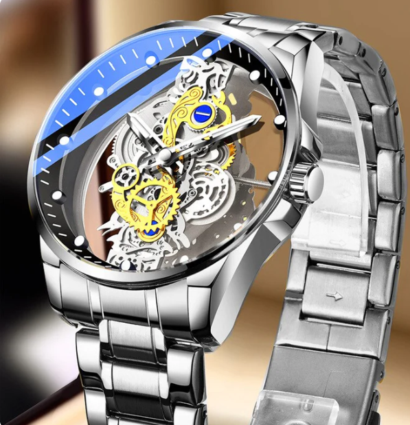 Relógio de Luxo Masculino Quartzo [LANÇAMENTO 2023]